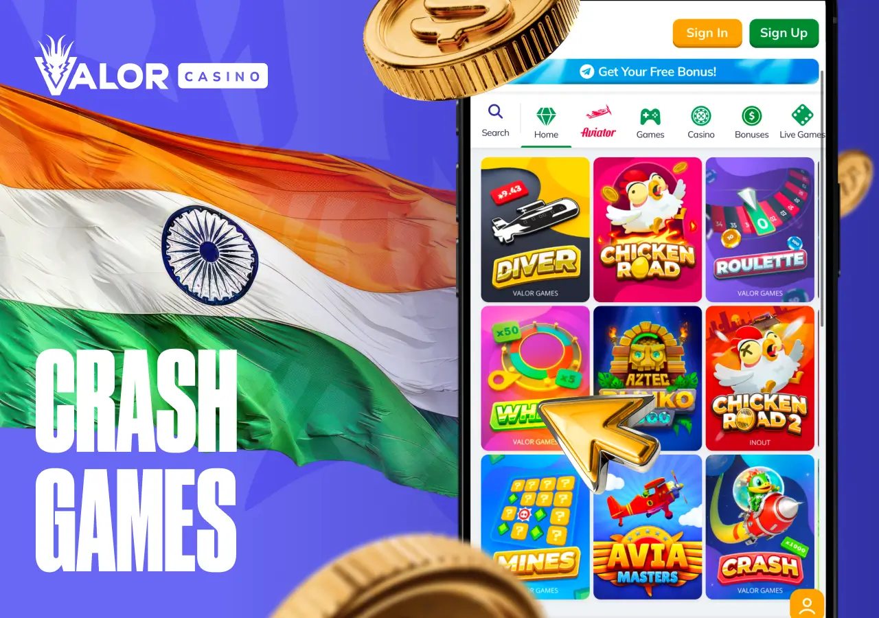 Permainan kemalangan Valorbet India
