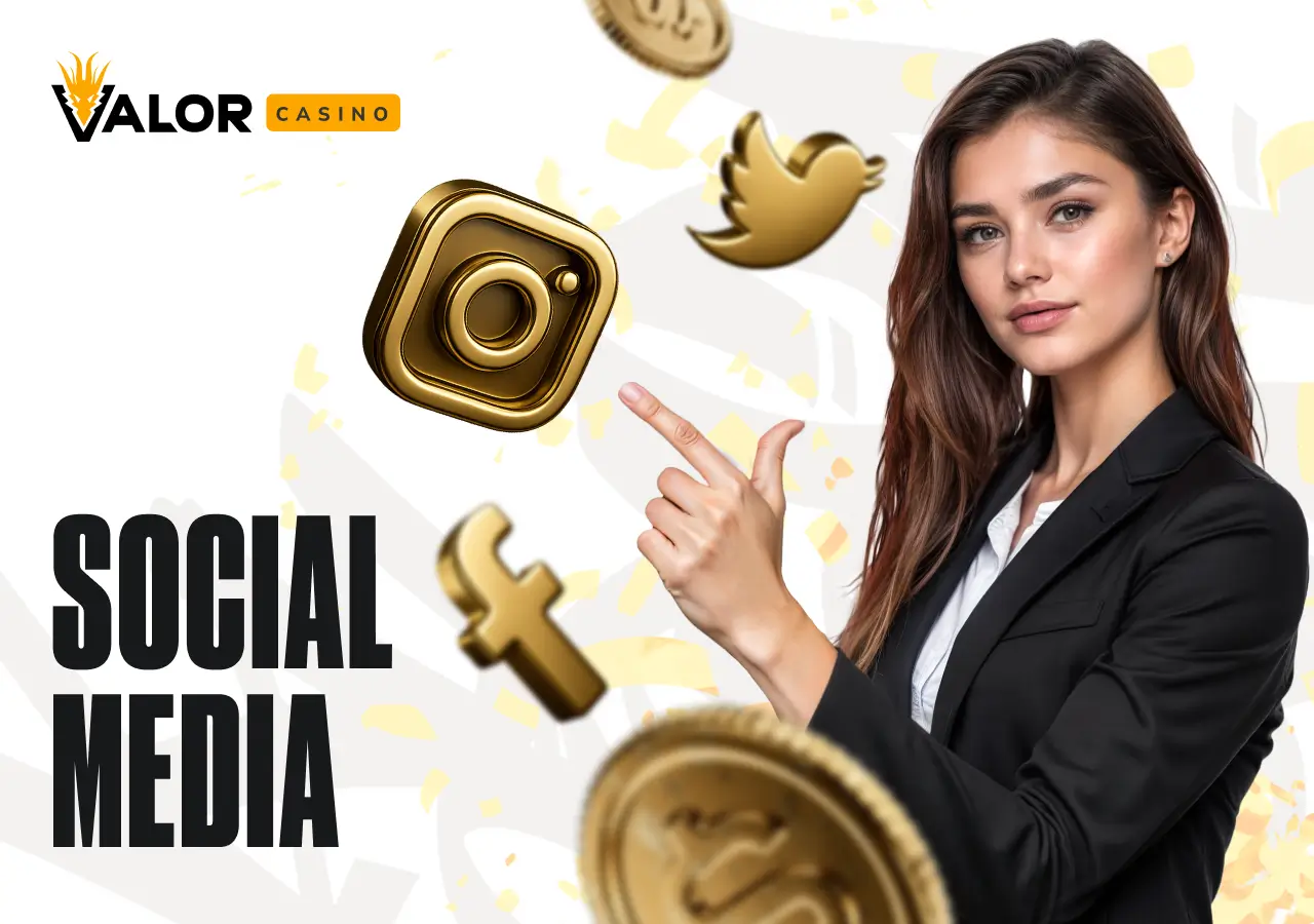 Valor سوشل میڈیا کے روابط