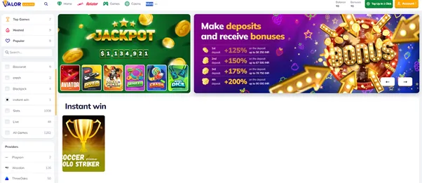 exclusive games in India valorbet